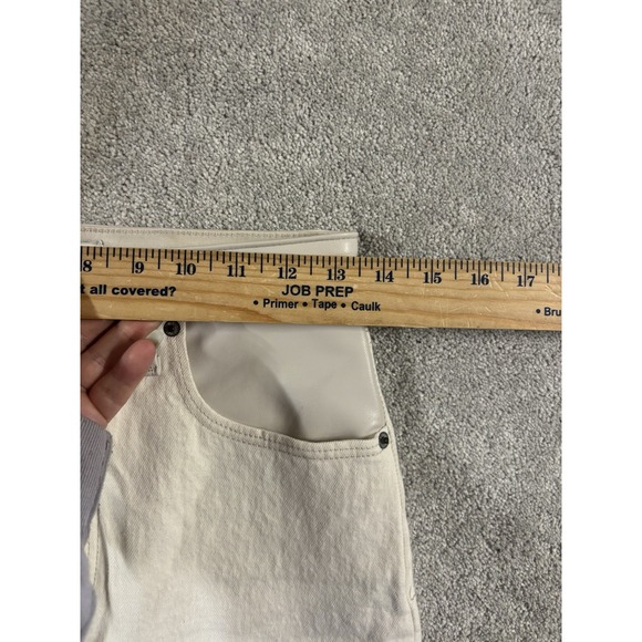 Abercrombie‎ & Fitch Jeans 27 / 4 Womens 90s Straight Faux Leather Ultra High - Picture 7 of 10